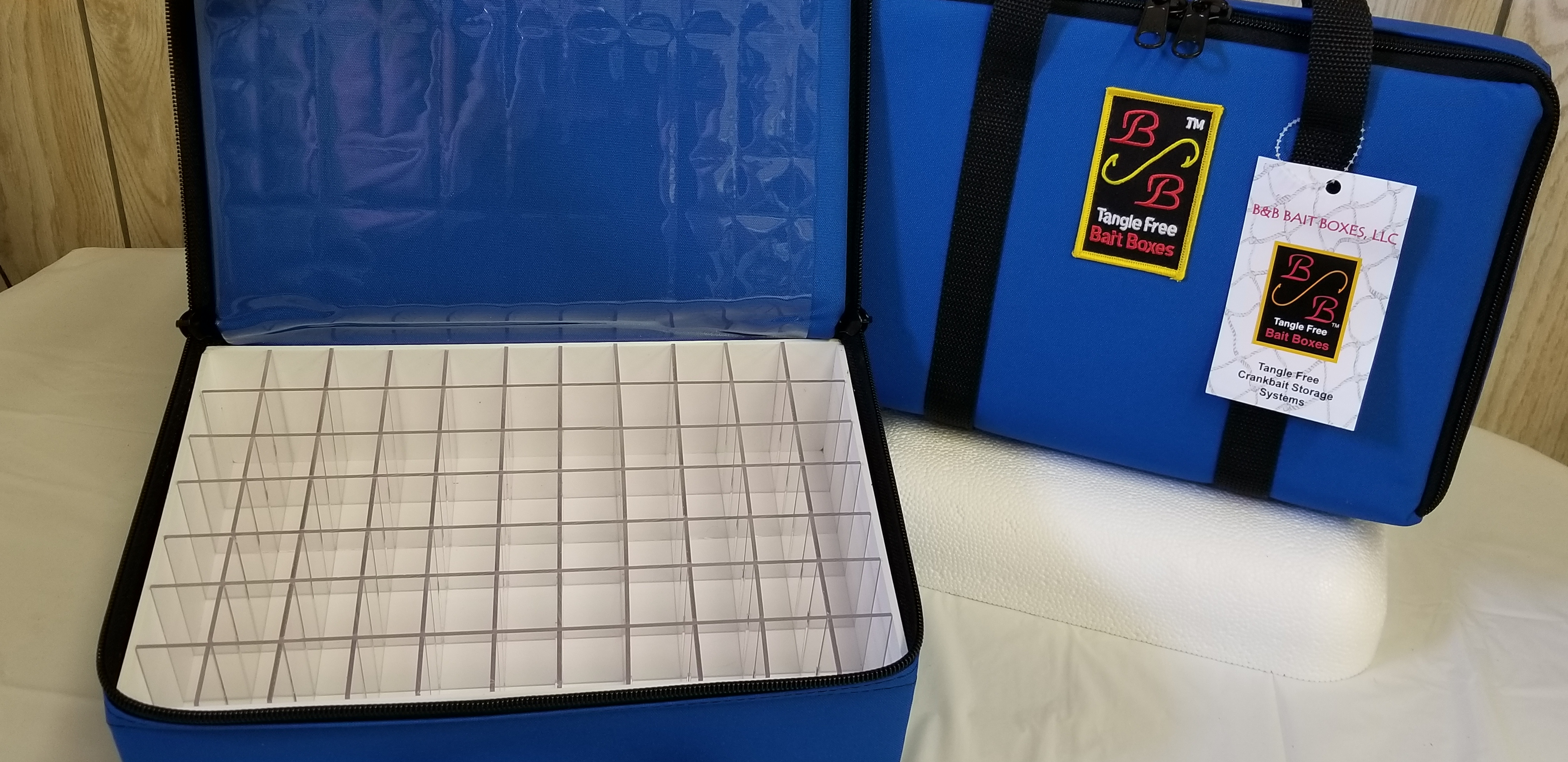 LMAB Tackle Box Shallow 3 Sizes Flat Waterproof Bait Box - Pike Frenzy